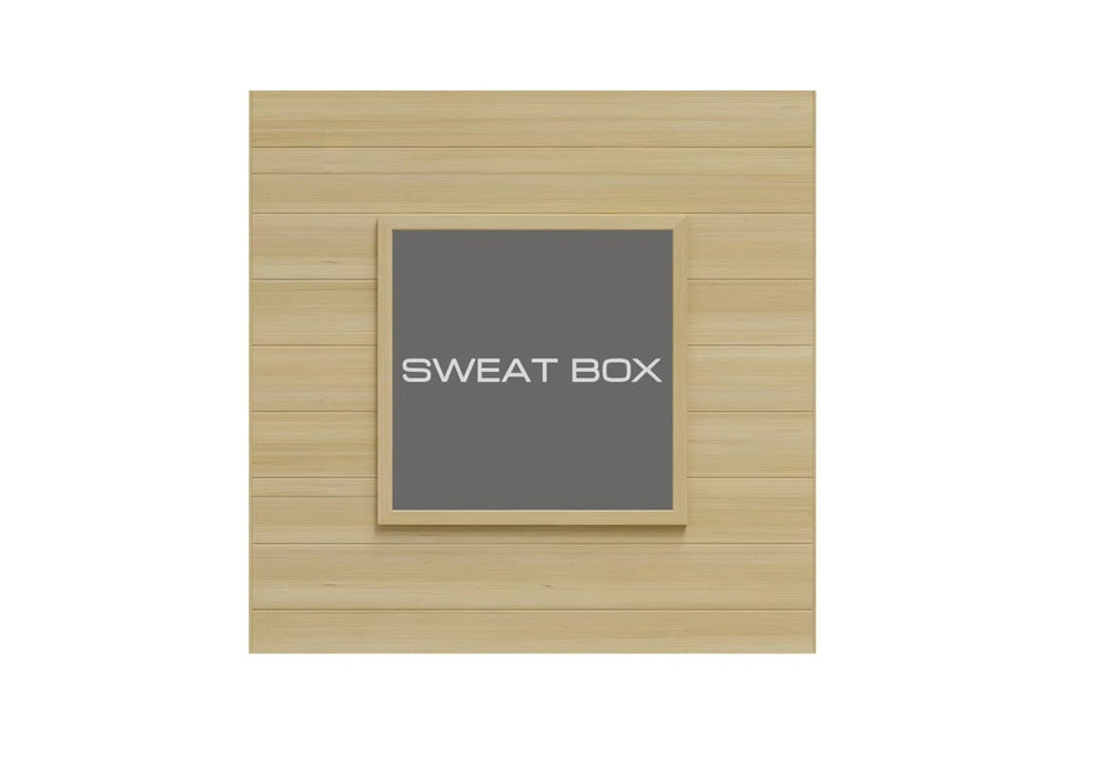 SweatBox Sauna Window Door Panel detail