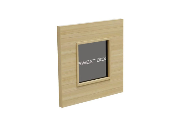 SweatBox Sauna Window Door Panel