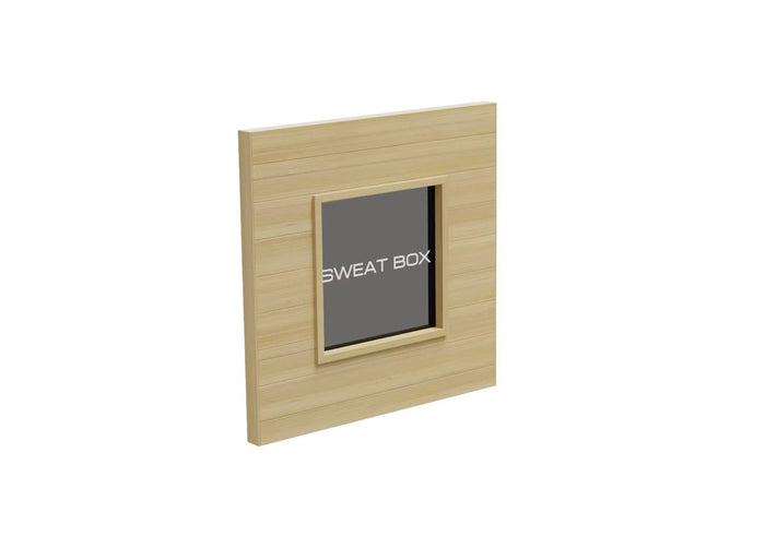 SweatBox Sauna Window Door Panel