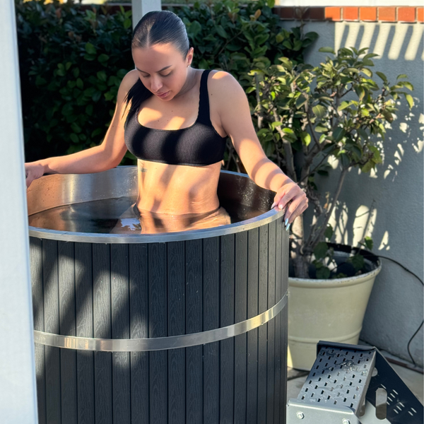 Wood - Steel Cold Plunge Tub