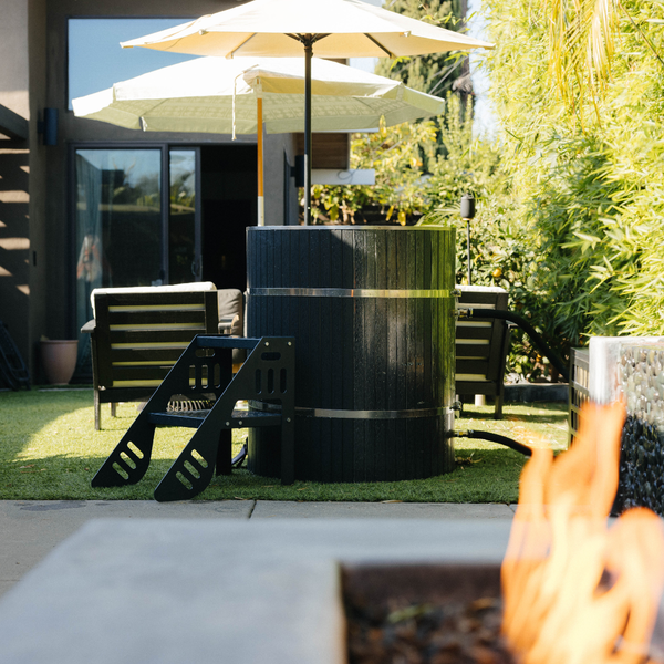 Wood - Steel Cold Plunge Tub